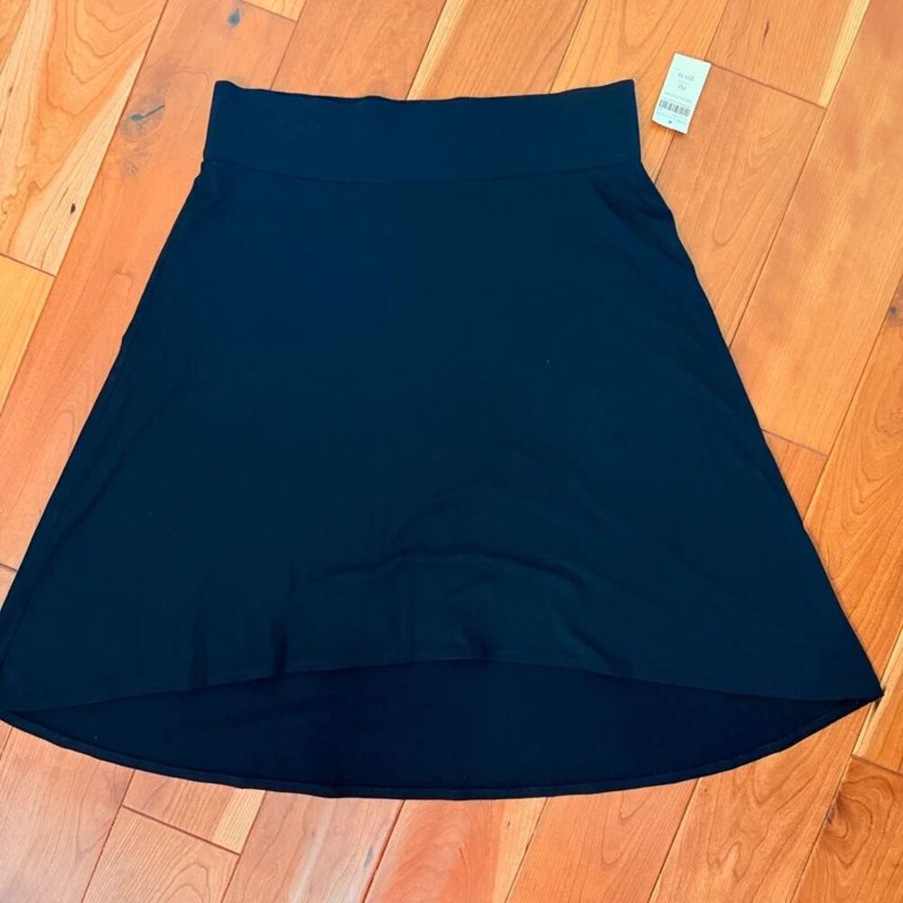 Coldwater Creek high low black skirt petite medium